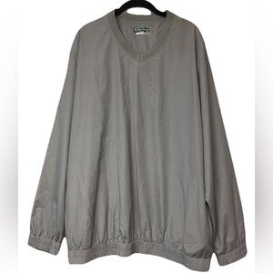 NWOT Pro Tour Golf Long Sleeve Pullover Windbreaker Cool Play Gray Size XL